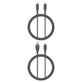 MyBat Pro USB - C Braided Charging Cable Bundle - 2 Pack - WhiteMyBat Pro